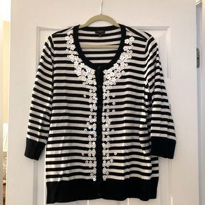 Black & White Stripe Sweater